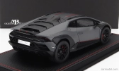 Mr-models Lamborghini Huracan N 63 Sterrato 2022 - Con Vetrina - With Showcase 1:18 Grigio Vulcano - Matná Šedá