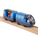 2Kids Toys Elektrický městský vlak modrý