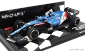 Minichamps Renault F1 A521 Renault E-tech 20b Team Alpine N 14 4th Hungary Gp 2021 Fernando Alonso 1:43 Blue Met Red White