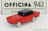 Officina-942 Fiat 1200 Coupe Carrozzeria Scionieri 1958 1:76 červená čierna