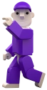 SEVÁČEK fiaľový (veľký + malý)