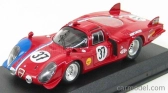 Najlepší model Alfa romeo 33.2 Coupe N 37 Le Mans 1968 Pilette - Slotemaket 1:43 Red Blue