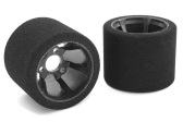 Attack BELLOW RUBBER - 1/12 - 30 shore - 38,5mm REAR - Carbon disc - 2 ks (YOKOMO)