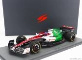 Spark-model Alfa romeo F1  C42 Team Orlen Racing N 77 Azerbaijan Gp 2022 Valtteri Bottas - Con Vetrina - With Showcase - Special Box 1:18 Bílá Červená Zelená