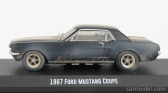 Greenlight Ford usa Mustang Coupe 1967 - Adonis Creed's Ii 1:43 Matt Black