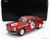 Kyosho Alfa romeo Giulietta Sv Sprint Veloce N 24 Targa Florio 1958 N.todaro - R.barbato 1:18 Red