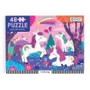 Mudpuppy Puzzle Kouzelní jednorožci 48 dílků