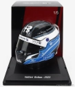 ROZBALENO - Spark-model Bell helmet F1  Casco Helmet Alfa Romeo C43 Team Stake N 77 Season 2023 Valtteri Bottas 1:5 2 Tóny Modré
