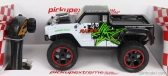 Re-el toys Extreme X-team Pick-up Bigfoot Monster 4x4 Truck 2019 1:12 Bílá Zelená Černá