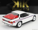 Porsche 924 Martini Livery 1985 v mierke 1:18 bielo-červeno-modrá