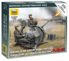Zvezda Snap Kit - Flak 38 s posádkou (1:72)