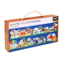 Petit Collage Podlahové puzzle Psí sprievod 30 dielikov