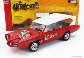 Autoworld Pontiac Gto Convertible Monkeemobile - The Monkees 1966 1:18 Červená Bílá