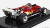 Edicola Ferrari F1 126 C2 N 28 Sezóna 1982 Mario Andretti - Con Vetrina - S vitrínou 1:24 červená