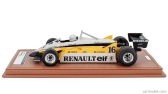 Tecnomodel Renault F1  Re30b V6 Turbo Team Renault Elf N 16 Winner Italy Gp (with Pilot Figure) 1982 Rene Arnoux 1:18 Bílá Žlutá Černá