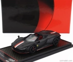 Bbr-models Ferrari Daytona Sp3 Serie Icona Open Roof Principato Di Monaco Livery N 16 Osobný automobil Charles Leclerc 2022 1:43 Matt Black
