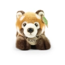 Rappa Plyšová panda červená ležiaca 20 cm ECO-FRIENDLY