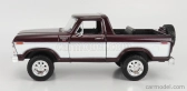 Motor-max Ford usa Bronco Hard-top Open 1978 1:24 Burgundská Bílá