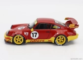 Solido Porsche 911 964 Rwb N 17 Body Kit Maty's Idlers Racing 1994 1:18 Červeno-žltá