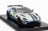 Spark-model Aston martin Vantage Amr Gt3 Team Dorr Motorsport N 169 24h Nurburgring 2024 O.sandberg - A.wenisch - M.funke - P.dorr 1:43 White Blue Black