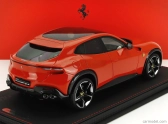 Bbr-models Ferrari Purosangue Suv Panoramic Roof 2022 - Con Vetrina - With Showcase 1:18 Rosso Dino - Světle Červená