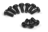 Imbusové skrutky s guľatou hlavou M2 × 3 mm (10 ks)