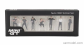 Mini-gt Accessories Set 7x Team Nissan Nismo Racing Figures 1:64 Různé