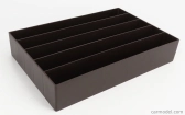 Vetrina display box Príslušenstvo Espositore Aperto - Pre Auto 1/43 1/64 - Autá nie sú súčasťou balenia - Lungh.lenght Cm 36.8 X Largh.width Cm 6.7 X Alt.height Cm 24.3 (altezza Utile Tra I Ripiani Cm 4.5 Inner Height Among Shelves) 1:43 Brown