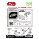 Oceľová stavebnica Star Wars Millennium Falcon