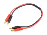 Nabíjací kábel - banániky 14 AWG 30 cm
