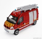 Edicola Renault Master Van Secours D'urgence Hasičské auto 2003 1:43 Červená Biela Strieborná