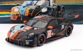 Ixo-models Porsche 911 991-2 Rsr-19 4.2l Team Gr Racing Gulf N 86 24h Le Mans 2023 Ben Barker - Riccardo Pera - Michael Wainwright 1:18 Oranžová svetlo modrá čierna