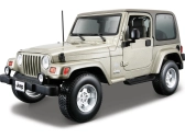 Bburago Jeep Wrangler Sahara 1:18 svetlá kaki