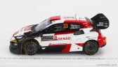 Spark-model Toyota Yaris Gr Hybrid Rally1 Team Toyota Gazoo Racing Wrt N 33 4th Rally Montecarlo 2023 E.evans - S.martin 1:43 Bílá Červená Černá