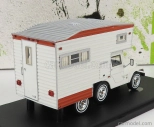 Autocult Jeep Cj5 Universal Camper Usa 1969 1:43 Bílá Červená