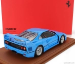 Bbr-models Ferrari F40 1987 - Con Vetrina - With Showcase 1:18 Azzurro - Světle Modrá