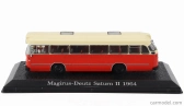 Edicola Magirus Deutz Saturn Ii Bus 1957 - poškodenie Zobrazovací box 1:72 Red Cream