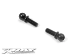 Guľový čap 4,9 mm s metrickým závitom 8 mm (2 ks)