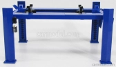 Greenlight Accessories Set Officina - Ponte Sollevatore Auto - Four Post Lift 1:18 Blue