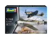 Plastic ModelKit letadlo 03770 - Messerschmitt Bf109E & Junkers Ju87B Stuka (1:144)