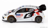 Ixo-models Toyota Yaris Gr Rally1 Team Toyota Gazoo Racing Wrt N 5 4th Rally Finland 2024 Sami Pajari - Enni Malkonen 1:18 Bílá