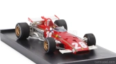 Brumm Ferrari F1  312b N 28 Belgium Gp 1970 Ignazio Giunti 1:43 Červená Bílá