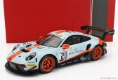 Ixo-models Porsche 911 991 Gt3 R 4.0l Flat-6 Team Gpx Racing N 20 Winner 24h Spa 2019 Richard Lietz - Michael Christensen - Kevin Estre 1:18 Svetlo modrá oranžová čierna