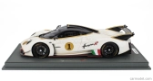 Bbr-models Pagani Huayra R N 1 Racing 2021 - Con Vetrina - With Showcase 1:18 Bianco Benny - Bílá Černá