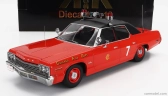 Kk-scale Dodge Monaco N 7 Chicago Fire Engine Department 1974 1:18 Červená čierna
