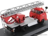 Schuco Hanomag Garant Fire Engine With Scala - Fw Drehleiter 1:43 Červená Stříbrná