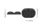 DJI OSMO 360 - PULUZ Stolná plastová základňa (čierna)