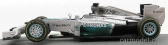 Edicola Mercedes gp F1  W05 Hybrid Amg Petronas N 44 Lewis Hamilton Season 2014 World Champion 1:43 Stříbrná Zelená