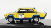 Ixo-models Lada fiat 2105 Vfts N 11 2nd Rally Valasska Zima 1984 M.lank - T.milo 1:43 Žlutá Modrá
