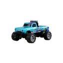 RC Monster Truck kovový 1:64 RTR LED Tempomat 2,4GHz modrý